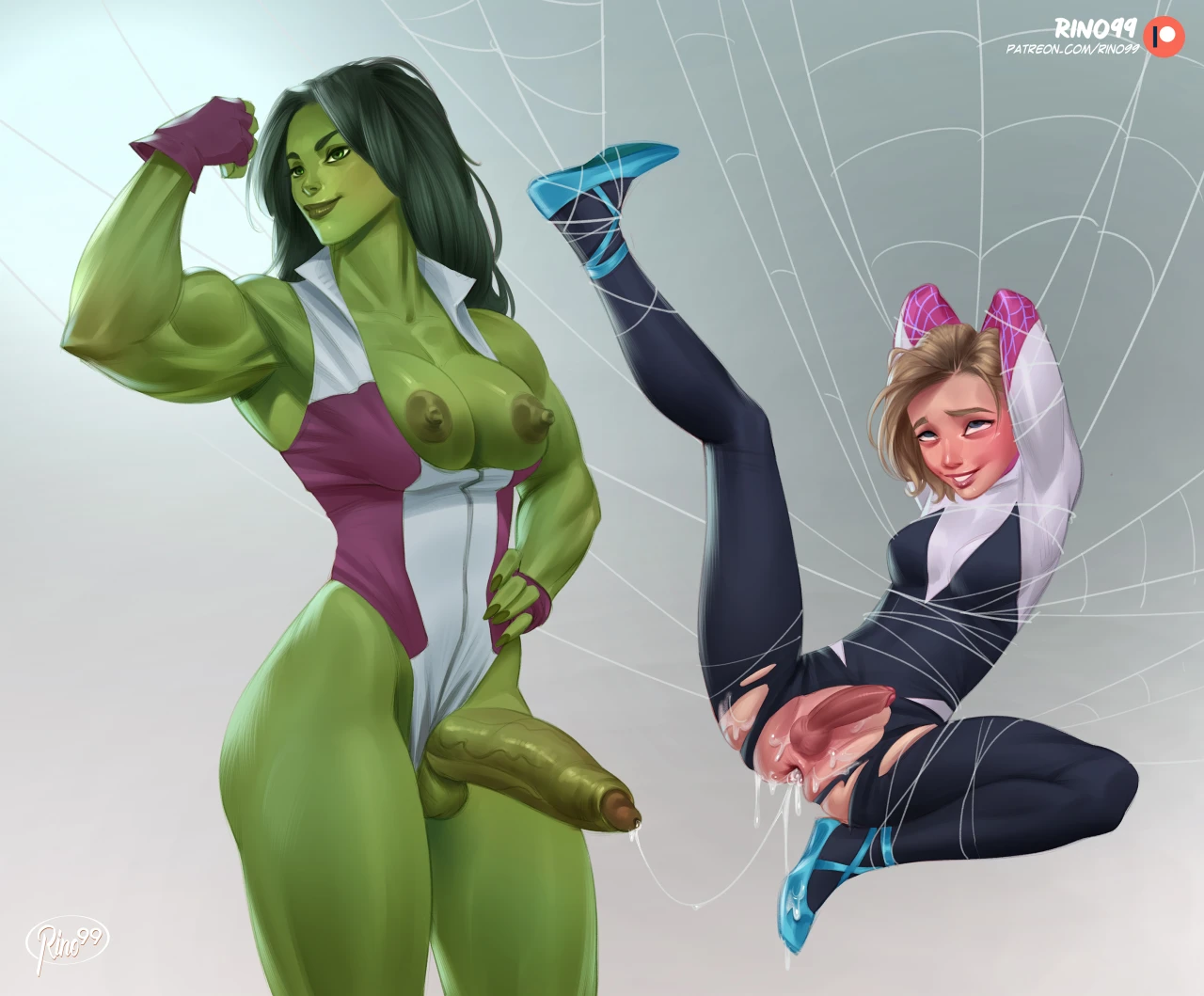 she-hulk-vs-spyder-gwen